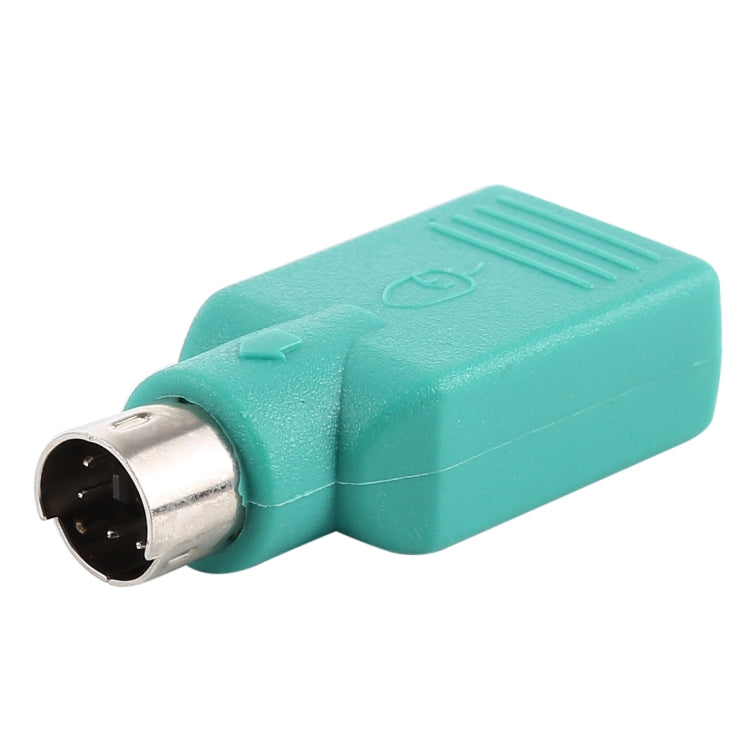 USB A Jack to mini DIN6 male Adapter (USB to PS/2)(Green) Eurekaonline