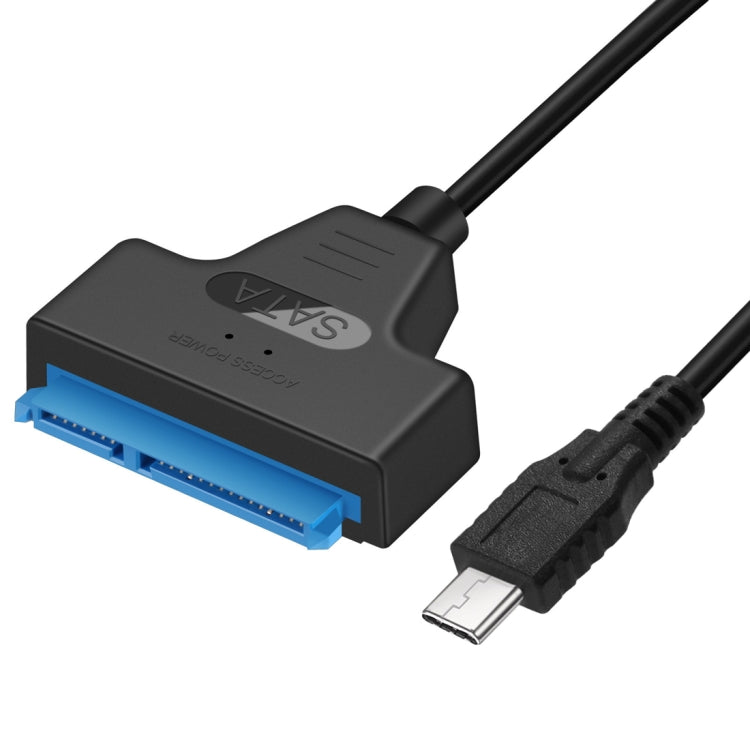  Type-C 3.1 Male to SATA (15 Pin + 7 Pin) HDD Data Converter Cable, Length: 20cm Eurekaonline