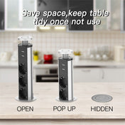 USB Desktop Office Kitchen Socket Hidden Desktop Socket，EU Plug Eurekaonline