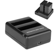 USB Dual Battery Travel Charger for GoPro HERO4 (AHDBT-401)(Black) Eurekaonline