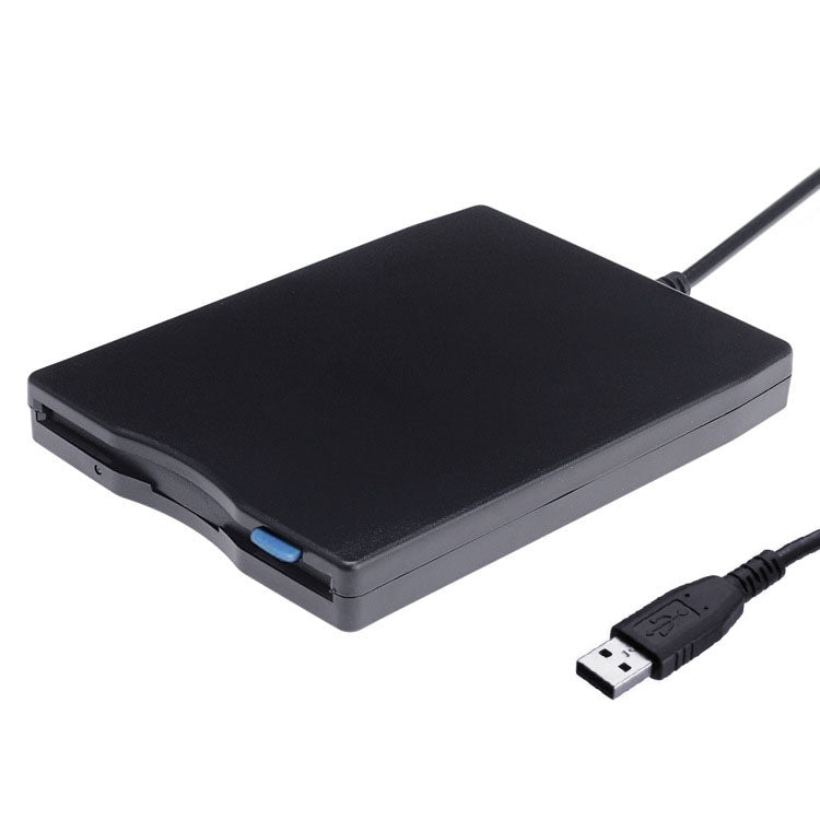 USB Portable Diskette Drive, USB External Floppy Drive(Black) Eurekaonline