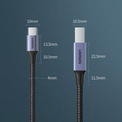 Ugreen Type-C / USB-C to Type-B Printer Nylon Braid Connect Data Cable, Length: 1.5m Eurekaonline