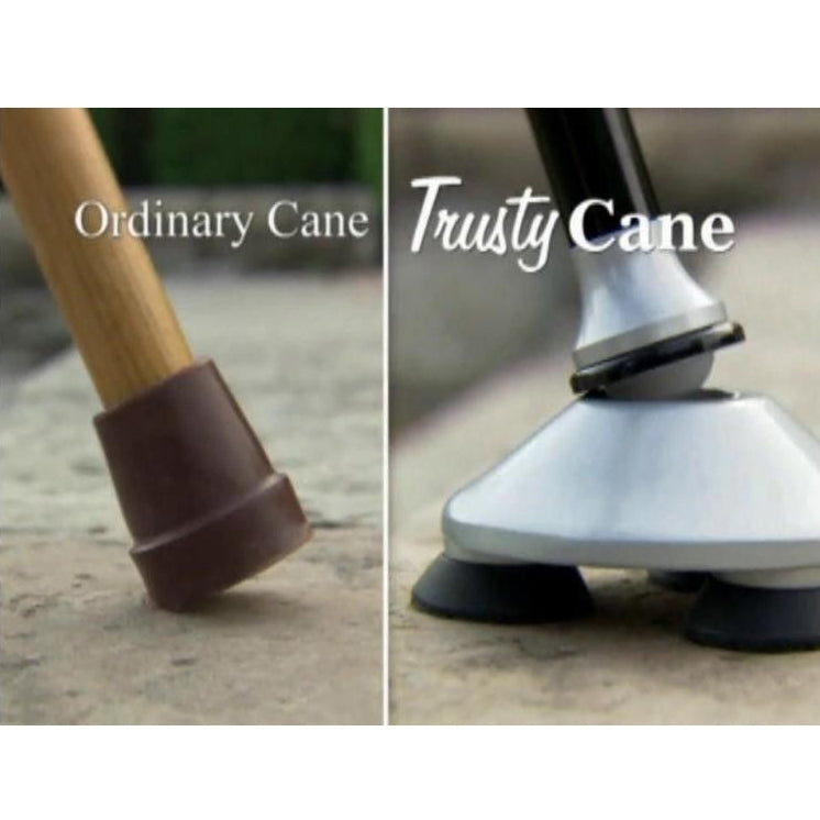 Ultra-light Handle Dependable Walking Magic Foldable Trusty Cane with Built-in Light Eurekaonline