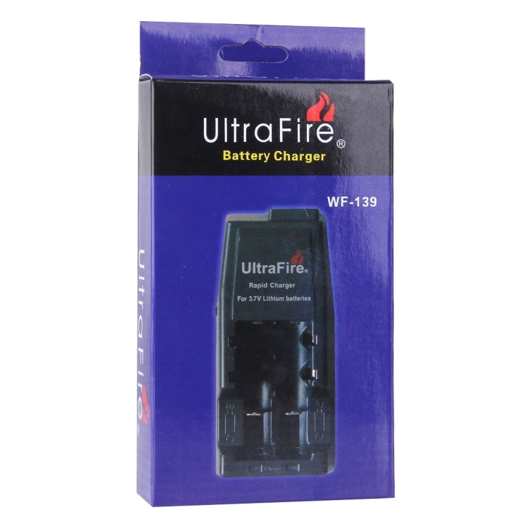 UltraFire Rapid Battery Charger 14500 / 17500 / 18500 / 17670 / 18650, Output: 4.2V / 450mA , EU Plug(Grey) Eurekaonline