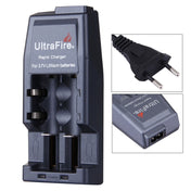 UltraFire Rapid Battery Charger 14500 / 17500 / 18500 / 17670 / 18650, Output: 4.2V / 450mA , EU Plug(Grey) Eurekaonline