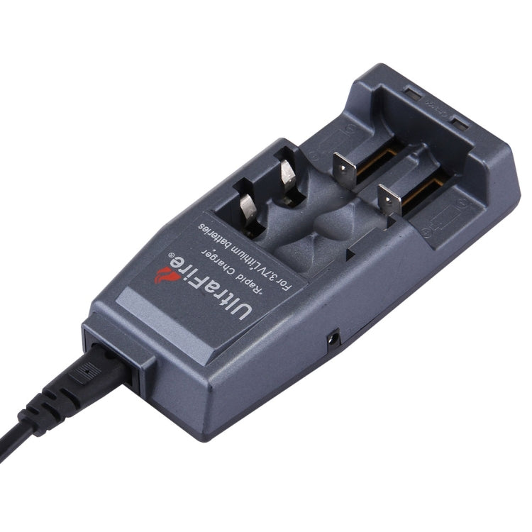 UltraFire Rapid Battery Charger 14500 / 17500 / 18500 / 17670 / 18650, Output: 4.2V / 450mA , EU Plug(Grey) Eurekaonline