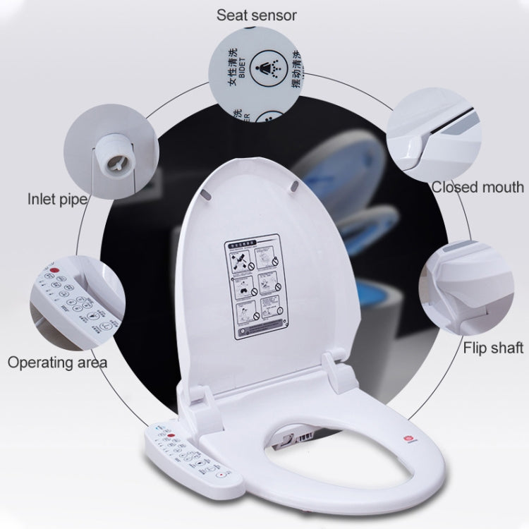 Universal Bathroom Automatic Flushing Drying Massage Intelligent Toilet Cleaner Cover Eurekaonline