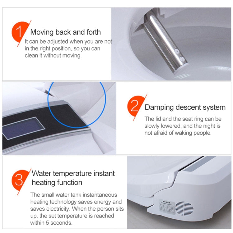 Universal Bathroom Automatic Flushing Drying Massage Intelligent Toilet Cleaner Cover Eurekaonline
