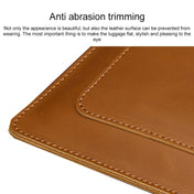 Universal Genuine Leather Business Zipper Laptop Tablet Bag For 12 inch and Below(Brown) Eurekaonline