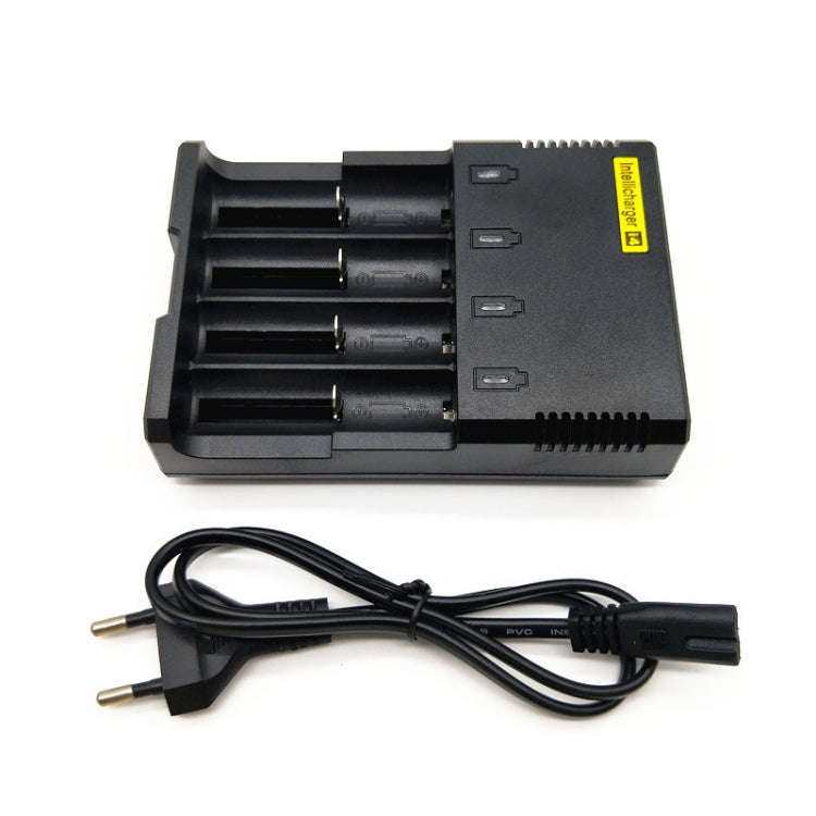 Universal Lithium Battery Charger for 26650 / 22650 / 18650 / 17670 / 18490 / 17500 / 17335 / 16340 / 14500 / 10440 (100V - 240V)(Black) Eurekaonline