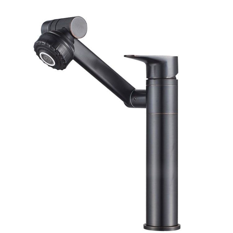 Universal Swivel Faucet Bathroom Hot & Cold Dual-Out Mode Faucet, Specification: High HT-99528-1 Eurekaonline