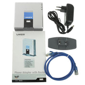 Unlocked LINKSYS SPA2102 VOIP PSTN Phone Adapter with 2x FXS + WAN Port Eurekaonline