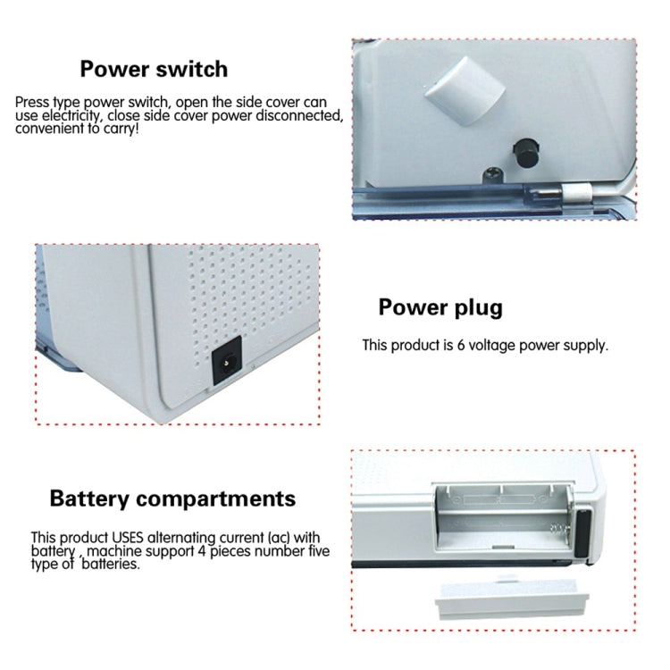 V40 Handheld Mini Portable Small Money Counting Machine, Specification: UK Plug Eurekaonline