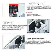 V40 Handheld Mini Portable Small Money Counting Machine, Specification: UK Plug Eurekaonline