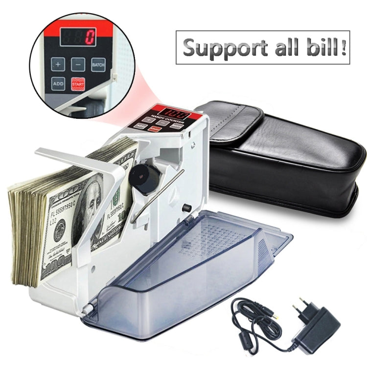 V40 Handheld Mini Portable Small Money Counting Machine, Specification: UK Plug Eurekaonline