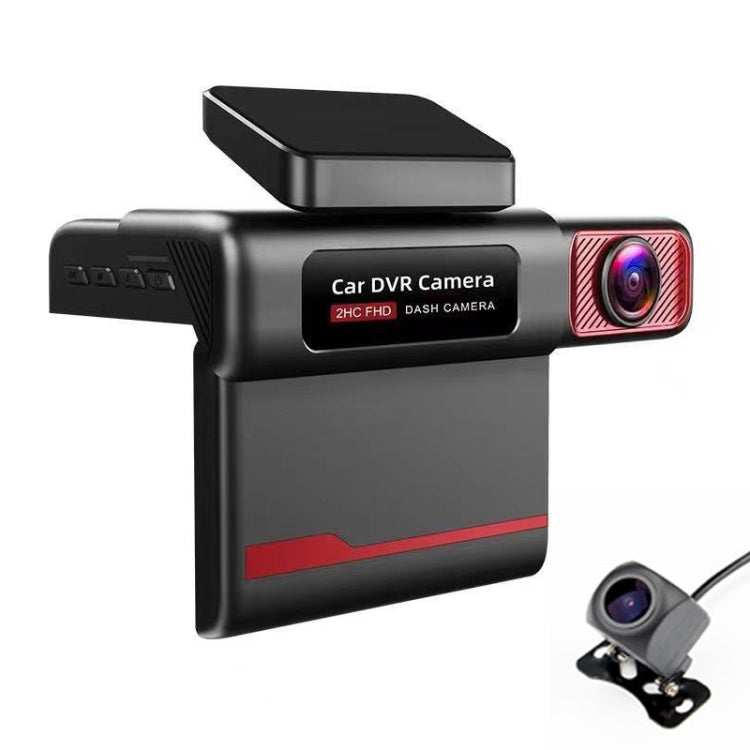 V8 HD 3 inch Car Night Vision Driving Recorder Hisilicon Scheme with 1080P Rear Camera Eurekaonline