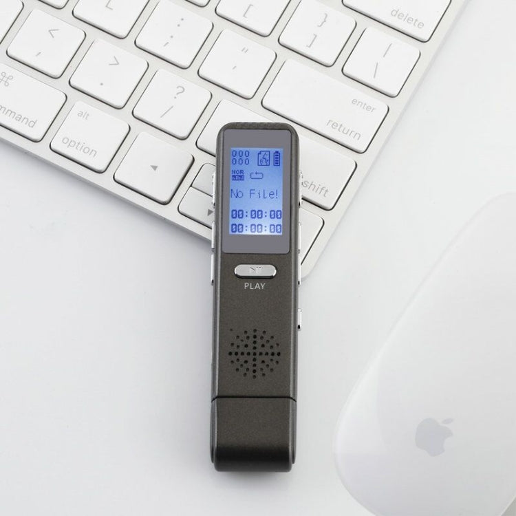 V858 Portable Audio Voice Recorder, 8GB, Support Music Playback Eurekaonline