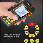 VCHON 120m Handheld Rechargeable Voice Laser Rangefinder High Precision Infrared Room Measuring Instrument Electronic Laser Ruler Eurekaonline