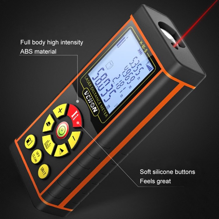 VCHON 120m Handheld Rechargeable Voice Laser Rangefinder High Precision Infrared Room Measuring Instrument Electronic Laser Ruler Eurekaonline