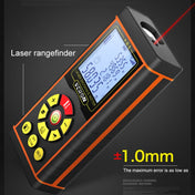 VCHON 40m Handheld Rechargeable Voice Laser Rangefinder High Precision Infrared Room Measuring Instrument Electronic Laser Ruler Eurekaonline