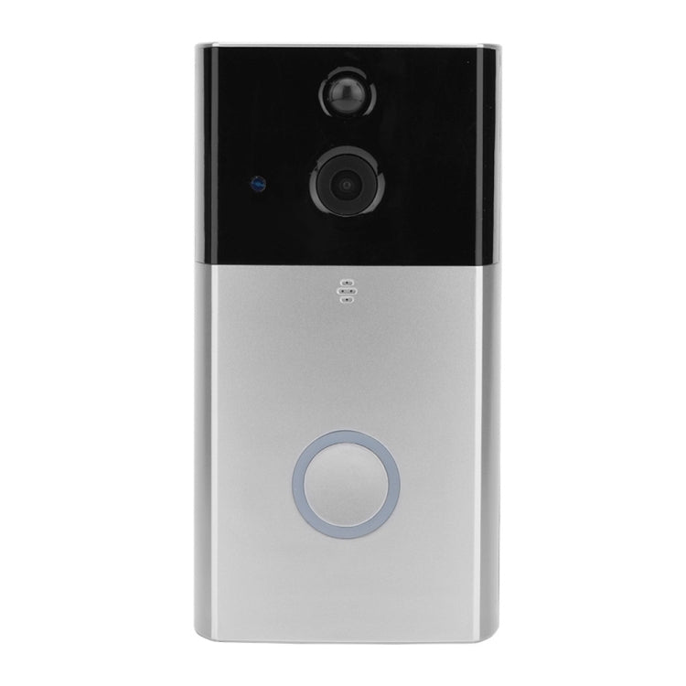 VESAFE HD 720P Security Camera Smart WiFi Video Doorbell Intercom, Support TF Card & Infrared Night Vision & Motion Detection App for IOS and Android(With Ding Dong/Chime)(Silver) Eurekaonline