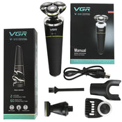 VGR V-308 2 in 1 5W USB Double-head Electric Shaver Eurekaonline