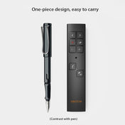 VIBOTON PP930 2.4GHz Multimedia Presentation Remote PowerPoint Clicker Wireless Presenter Handheld Controller Flip Pen, Control Distance: 30m(Black) Eurekaonline