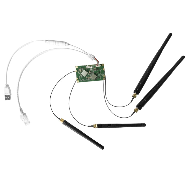 VM5G 1200Mbps 2.4GHz & 5GHz Dual Band WiFi Module with 4 Antennas, Support IP Layer / MAC Layer Transparent Transmission, Applied to Repeater / Bridge & AP & Remote Video Transmission Eurekaonline