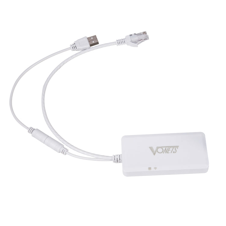 VONETS VAP11G-500S High Power CPE 20dbm Mini WiFi 300Mbps Bridge WiFi Repeater Signal Booster, Outdoor Wireless Point to Point, No Abstacle(White) Eurekaonline