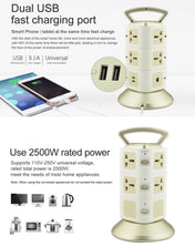 VONETS WiFi-SB-L3 3 Layers with 8 Outlets + 2 USB Ports + RJ45 Port 300Mbps WiFi Repeater Smart Power Sockets, EU Plug, Cable Length: 2m(Gold) Eurekaonline