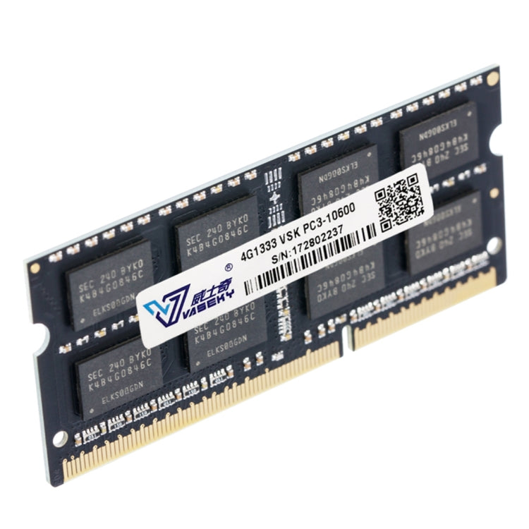 Vaseky 4GB 1333MHz PC3-10600 DDR3 PC Memory RAM Module for Laptop Eurekaonline