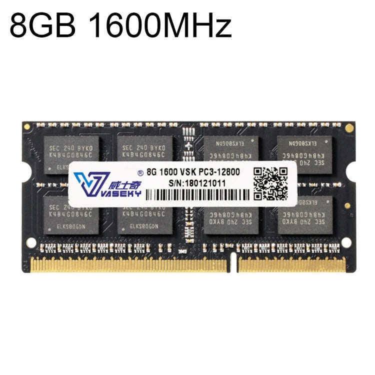 Vaseky 8GB 1600MHz PC3-12800 DDR3 PC Memory RAM Module for Laptop Eurekaonline