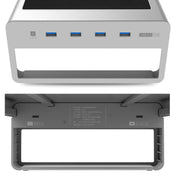 Vaydeer Desktop PC Wireless Charging Display Heightening Shelf Storage Rack, US Plug Eurekaonline
