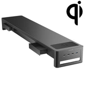 Vaydeer Multifunctional Desktop Widening Monitor Rack, Spec: Drawer Type (Wireless Charger) Eurekaonline