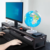 Vaydeer Multifunctional Desktop Widening Monitor Rack, Spec: Drawer Type (Wireless Charger) Eurekaonline