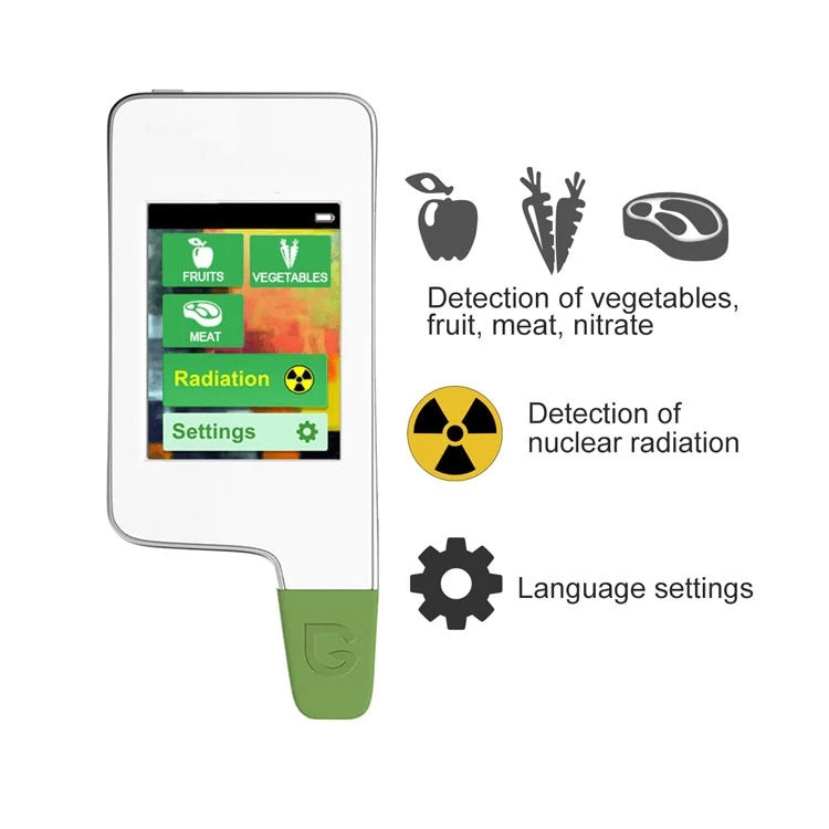 Vegetable And Fruit Meat Nitrate Residue Food Environmental Safety Tester(White) Eurekaonline