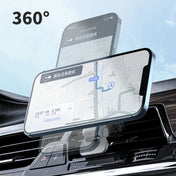 W-987 Magnetic Suction 15W Wireless Charger Car Air Outlet Bracket for iPhone and other Smart Phones(White) Eurekaonline