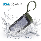 W-KING S20 Loudspeakers IPX6 Waterproof Bluetooth Speaker Portable NFC Bluetooth Speaker for Outdoors / Shower / Bicycle FM Radio (Green) Eurekaonline
