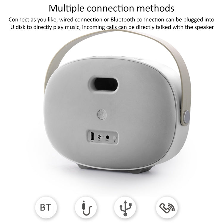 W-KING T8 HIFI Speaker 30W High Power Portable Bluetooth Speaker Wireless with FM Radio for Mobile Bluetooth Speaker(Silver grey) Eurekaonline