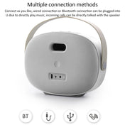 W-KING T8 HIFI Speaker 30W High Power Portable Bluetooth Speaker Wireless with FM Radio for Mobile Bluetooth Speaker(white) Eurekaonline
