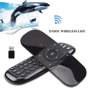 W1 Wireless QWERTY 57-Keys Keyboard 2.4G Air Mouse Remote Controller with LED Indicator for Android TV Box, Mini PC, Smart TV, Projector, HTPC, All-in-one PC / TV Eurekaonline