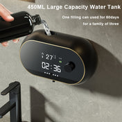 W2 Wall-mounted USB Charging  Automatic Foam Soap Dispenser With Time Temperature Display(Black) Eurekaonline