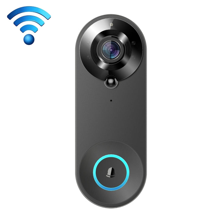 W3 150 Degree Wide Angle 1080P Smart Doorbell Set(Black) Eurekaonline