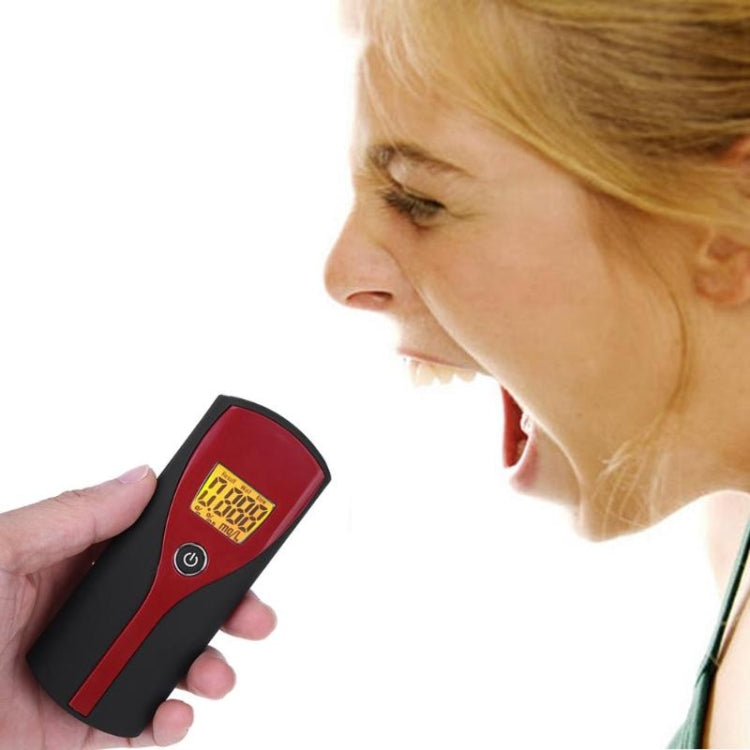 W637 Digital Breath Alcohol Tester Easy Use Breathalyzer Alcohol Meter Analyzer Detector with LCD Display Eurekaonline