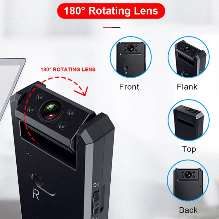 WD6-C Infrared Night Vision Mini HD WiFi Camera 120 Degrees Recorder Eurekaonline