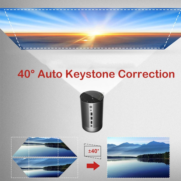 WEJOY A5 1920x1080P 200 Lumens Multi-function Portable Home Theater LED HD Digital Projector with Bluetooth Speaker, Android 7.1, 2G+16GB, AU Plug Eurekaonline