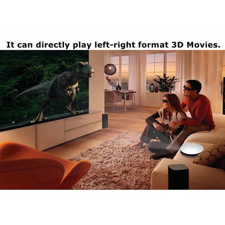 WEJOY DL-S9 1280x720P 300 Lumens Portable Home Theater LED HD Digital Projector, Android 6.0, 2G+16GB, EU Plug Eurekaonline