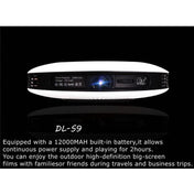 WEJOY DL-S9 1280x720P 300 Lumens Portable Home Theater LED HD Digital Projector, Android 6.0, 2G+16GB, EU Plug Eurekaonline