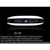 WEJOY DL-S9 1280x720P 300 Lumens Portable Home Theater LED HD Digital Projector, Android 6.0, 2G+16GB, US Plug Eurekaonline