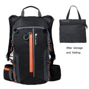 WEST BIKING Mountain Bike Riding Backpack Outdoor Lightweight Travel Bag(Orange) Eurekaonline